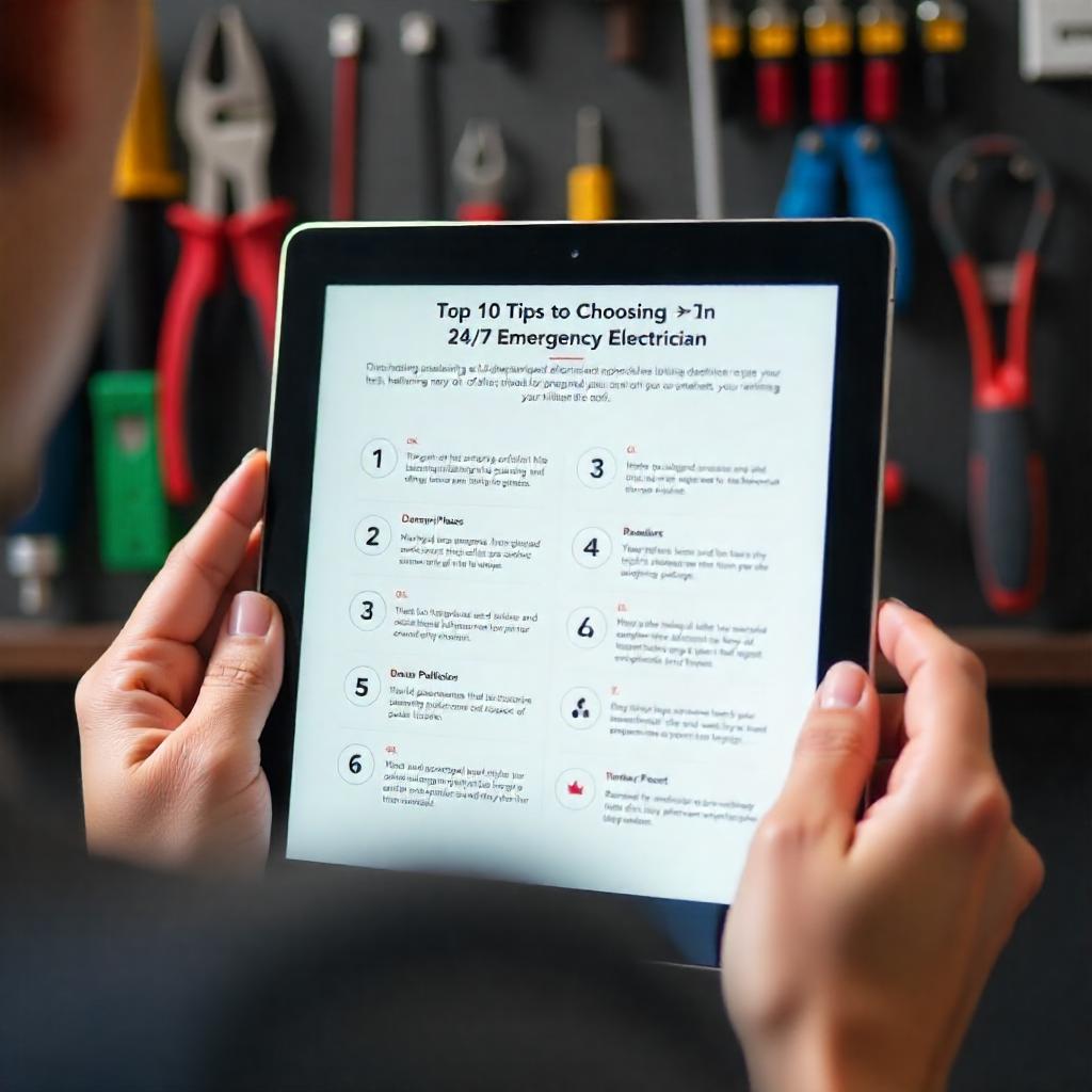 Top 10 Tips for Choosing a 24/7 Emergency Electrician in Cape Town